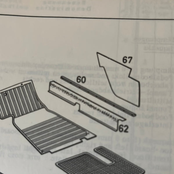 Cover for Right Entrance - 190SL - 40 121 686 02 80