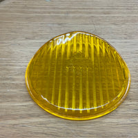 Foglight lens, amber, plastic repro/German. , 130mm, 219, 220S/SE,  220