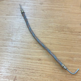 Central lubrication hose, metal braid , 380 mm curved, 170, 220, 300