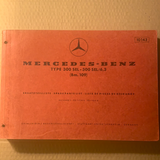 Spare Parts List Mercedes-Benz Type 300SEL - 300SEL/6.3 Edition B