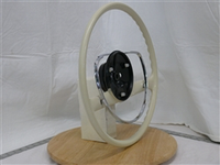 Steering Wheel - Ivory with Chrome Horn Ring - no center medallion,  NOS. In orig. MB box, 220SE